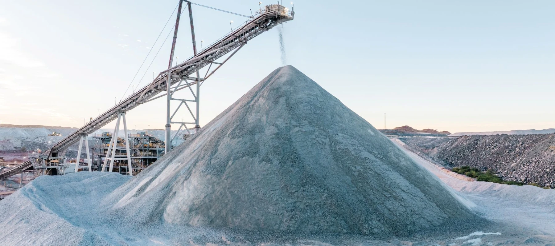 Stockpile at the Pilgangoora Operation