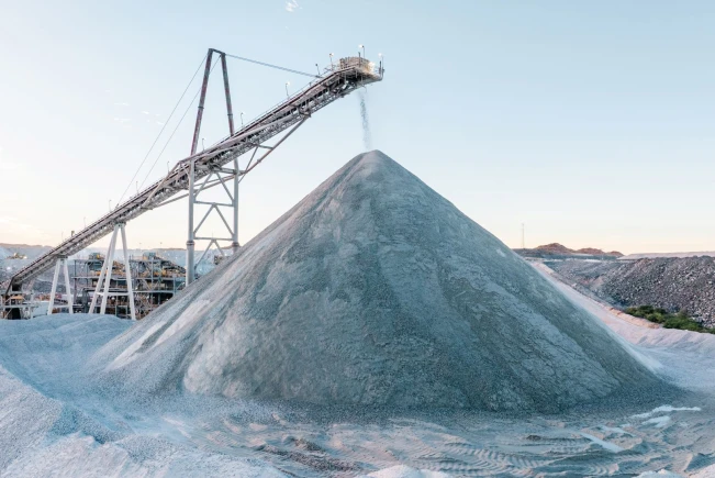 Stockpile at the Pilgangoora Operation
